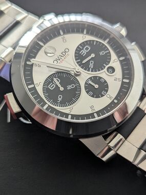 Movado Watch Mens Automatic RED LABEL VIZIO $5995